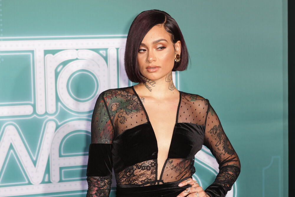 Kehlani on the red carpet at the BET Presents: 2017 Soul Train Awards in Las Vegas