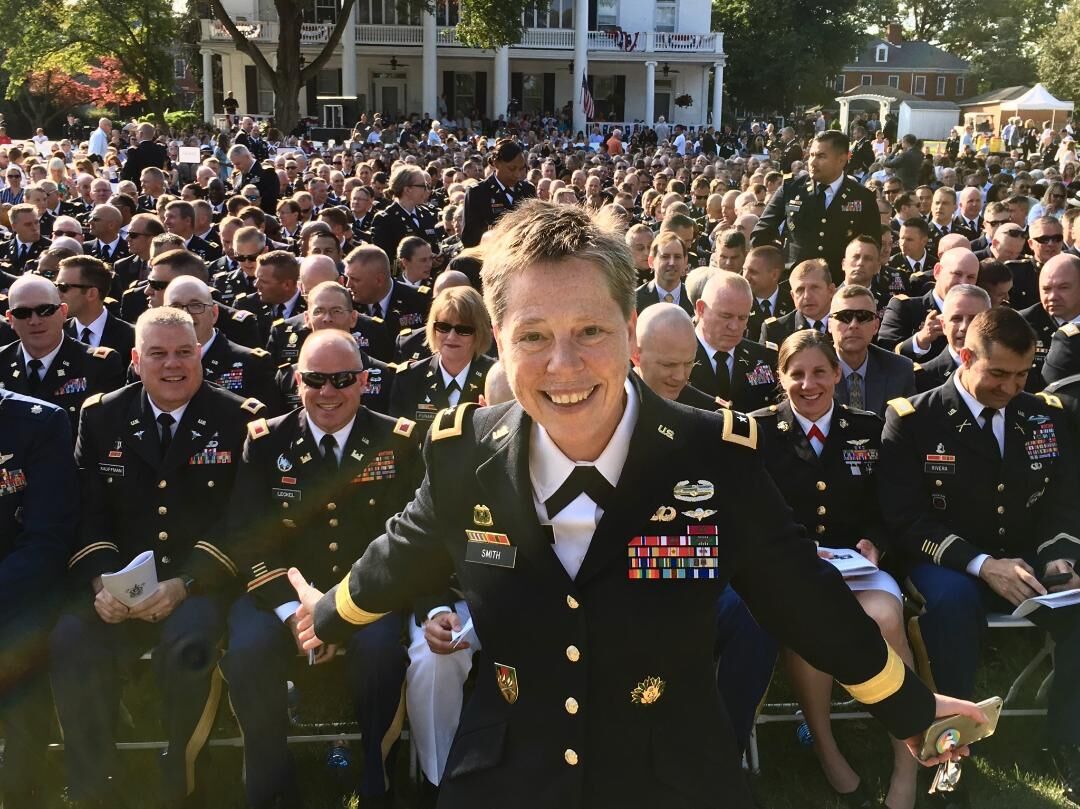 Out Major General Tammy Smith retires after 35 years of service