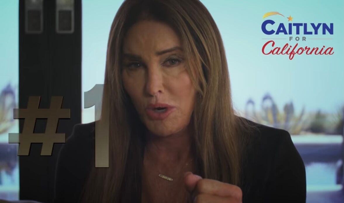 Caitlyn Jenner complaining about "number one" California in campaign ad