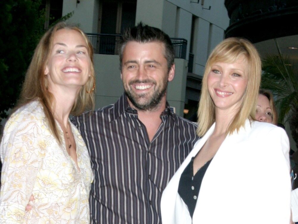 Matt LeBlanc (center) and Lisa Kudrow (left) played Joey and Phoebe on "Friends." Here they attend the 2005 premiere for "The Comeback" with LeBlanc's then-wife Melissa McKnight.