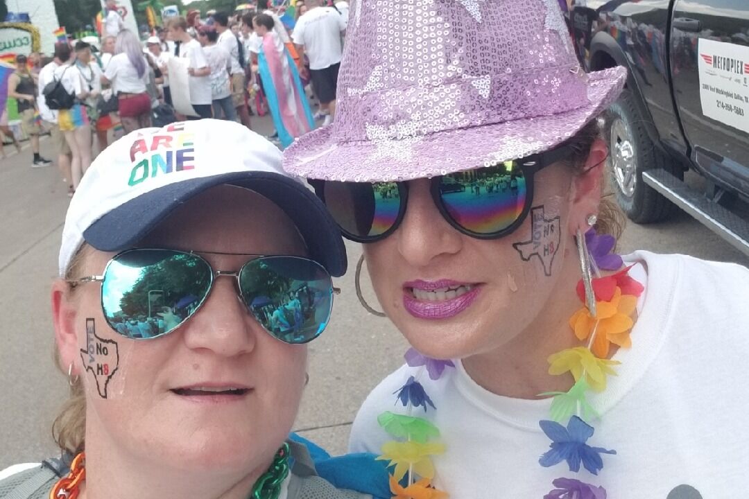 Pride in Pictures, Marching with my girlfriend turned wife