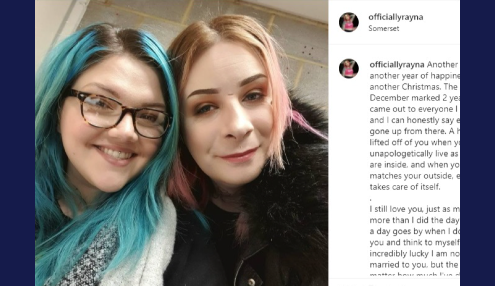 They got married before she came out as trans. Now they will hold a &#8220;re-wedding.&#8221;
