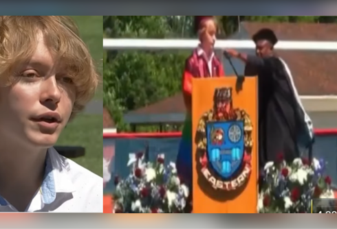 A principal frantically tried cutting off a queer student’s graduation speech. It didn’t work.