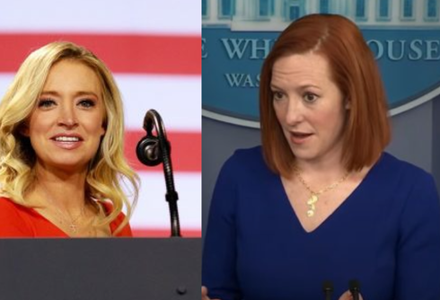 Kayleigh McEnany rages over the “fawning” media coverage she thinks Jen Psaki is getting
