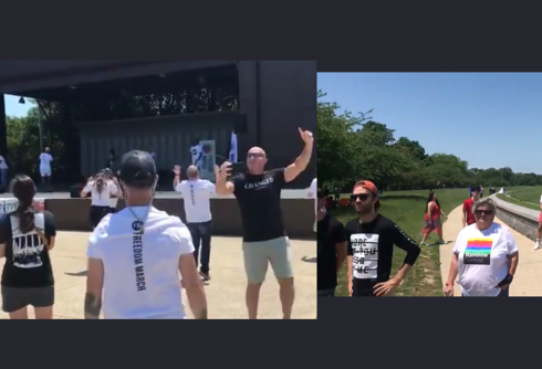 “Ex-gays” held a “freedom march” in Washington DC & turn out wasn’t all that great