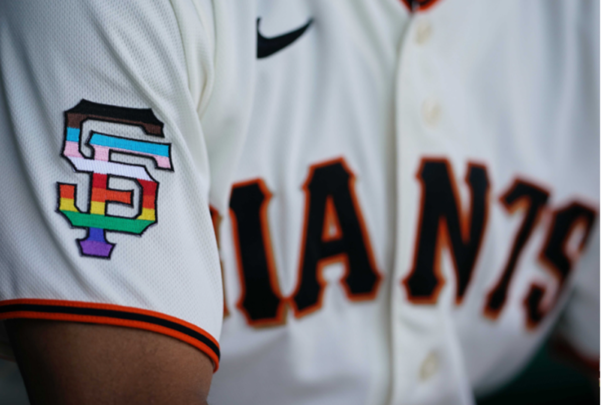 San Francisco Giants make sports history wearing Pride-themed uniforms -  LGBTQ Nation