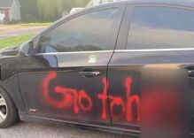 Bold vandal targets woman’s car with anti-LGBTQ slurs in broad daylight
