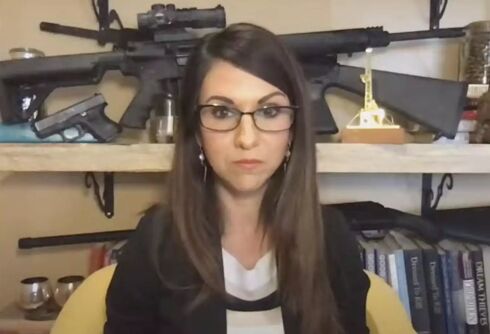 Gun nut Lauren Boebert lets her 8-year-old kid play alone around her loaded rifles