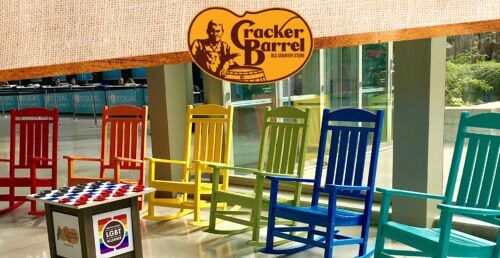 Even Cracker Barrel is getting on board with Pride Month.