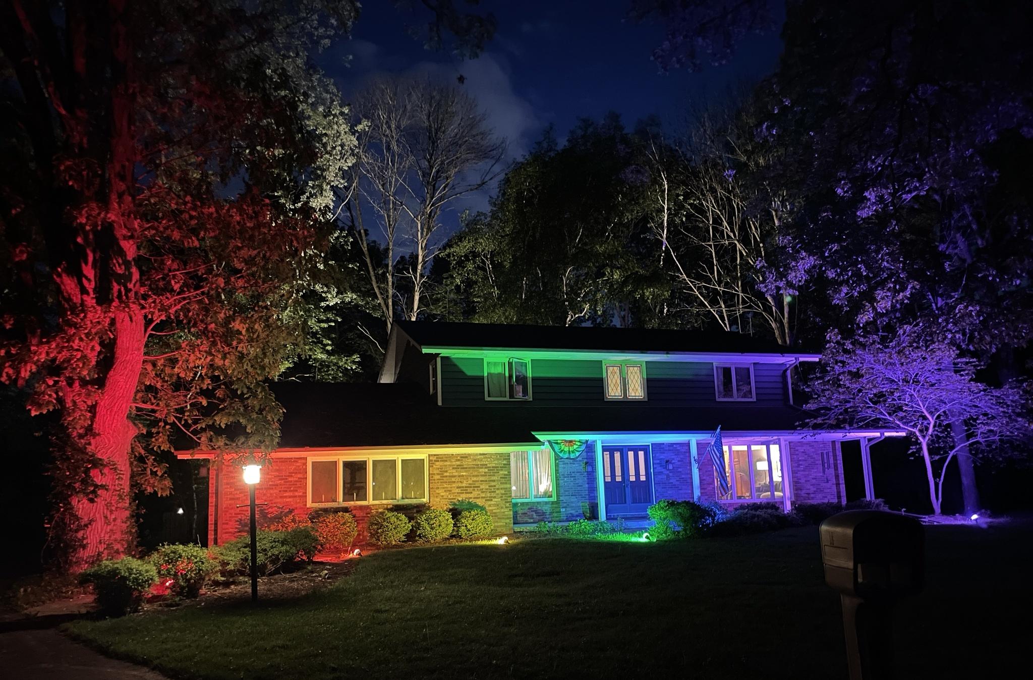 Reddit user memon17 posted this photo of their Wisconsin home after the HOA told them to take down a Pride flag.