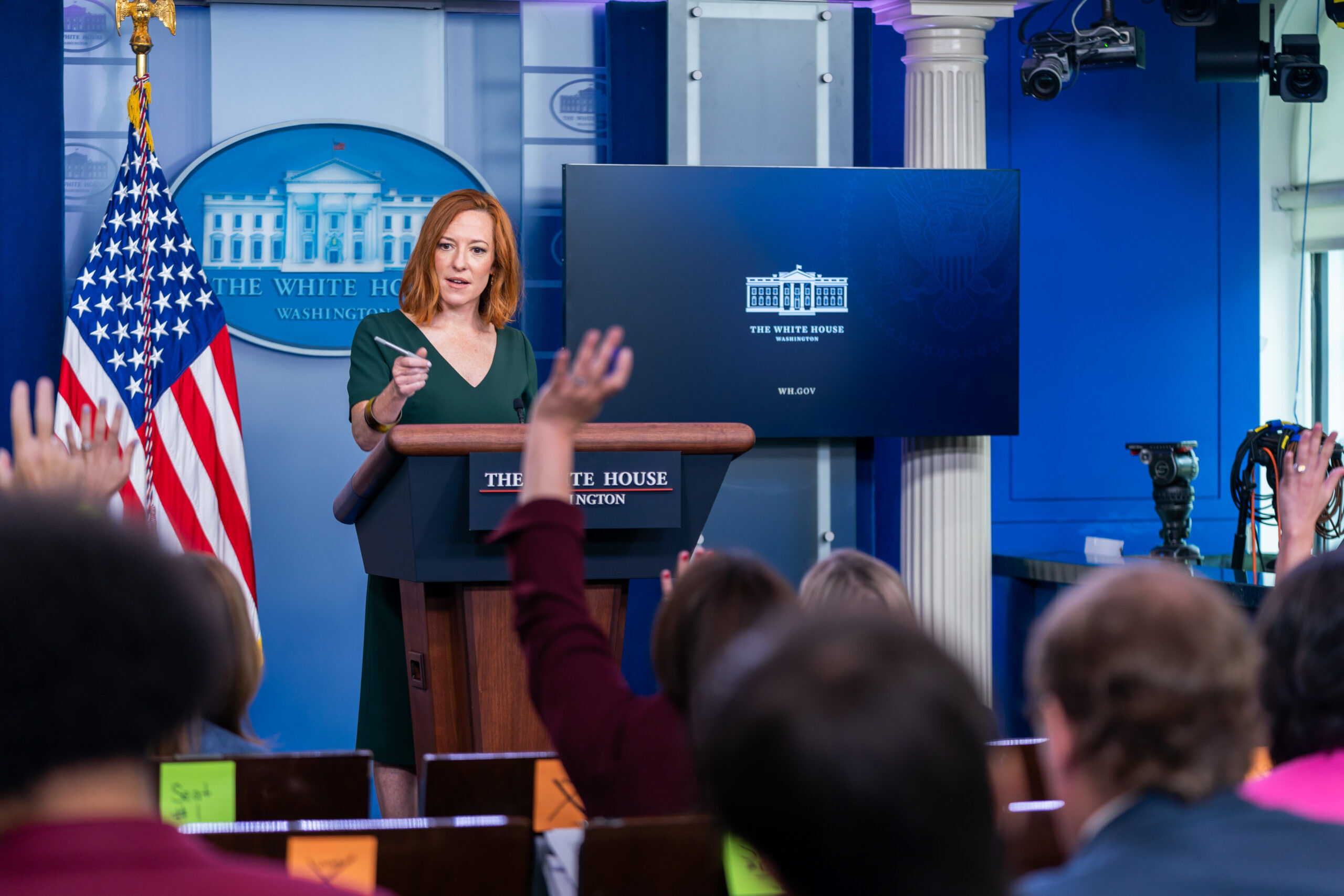 Press Secretary Jen Psaki holds a Press Briefing on Thursday, June 3, 2021, in the James S. Brady White House Press Briefing Room.