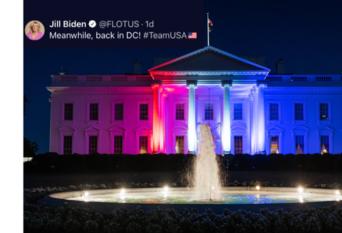 Twitter jokes that the White House came out as bisexual last night