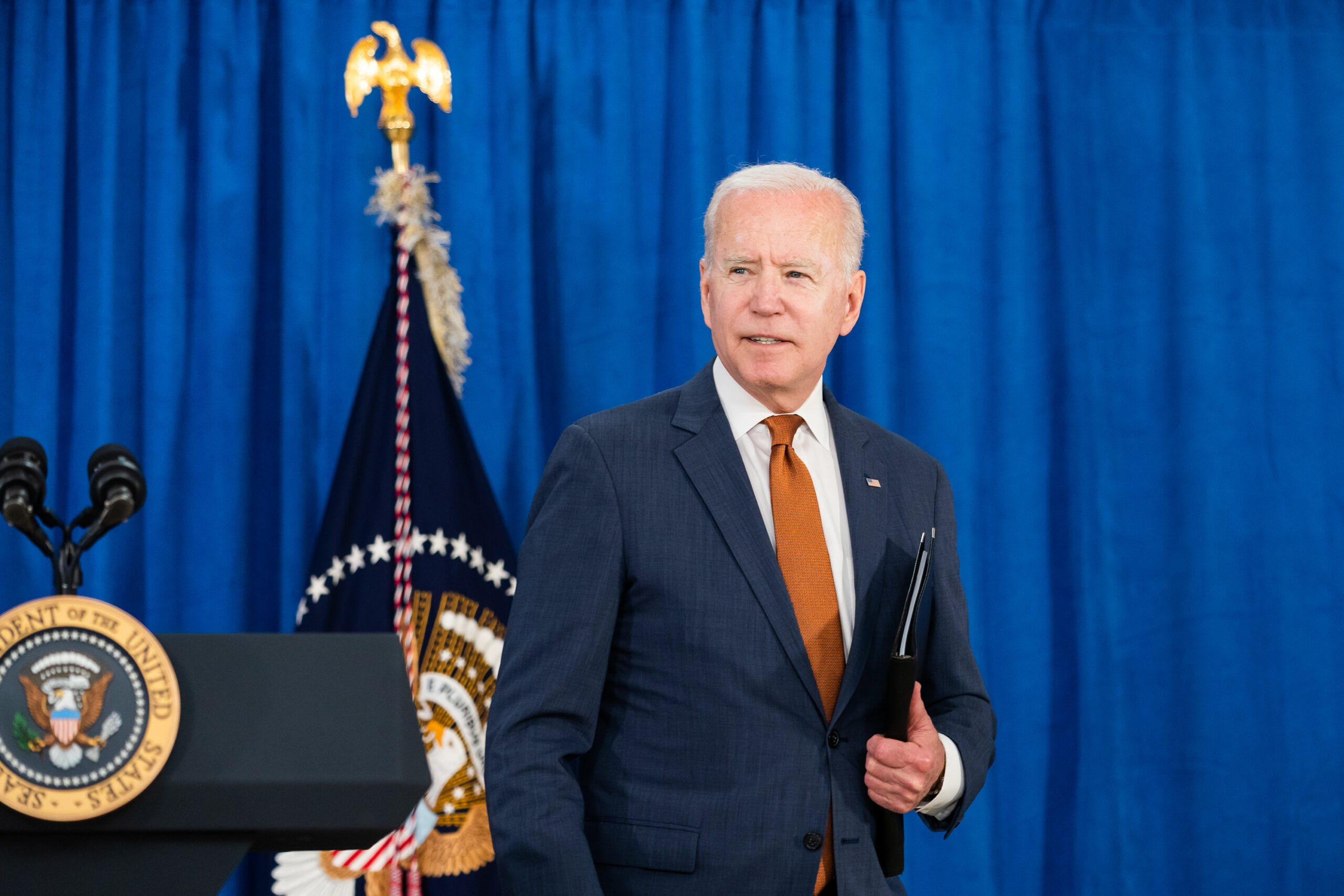 President Joe Biden delivers remarks on the May jobs report on Friday, June 4, 2021, at the Rehoboth Beach Convention Center in Rehoboth Beach, Delaware. (Official White House Photo by Adam Schultz)