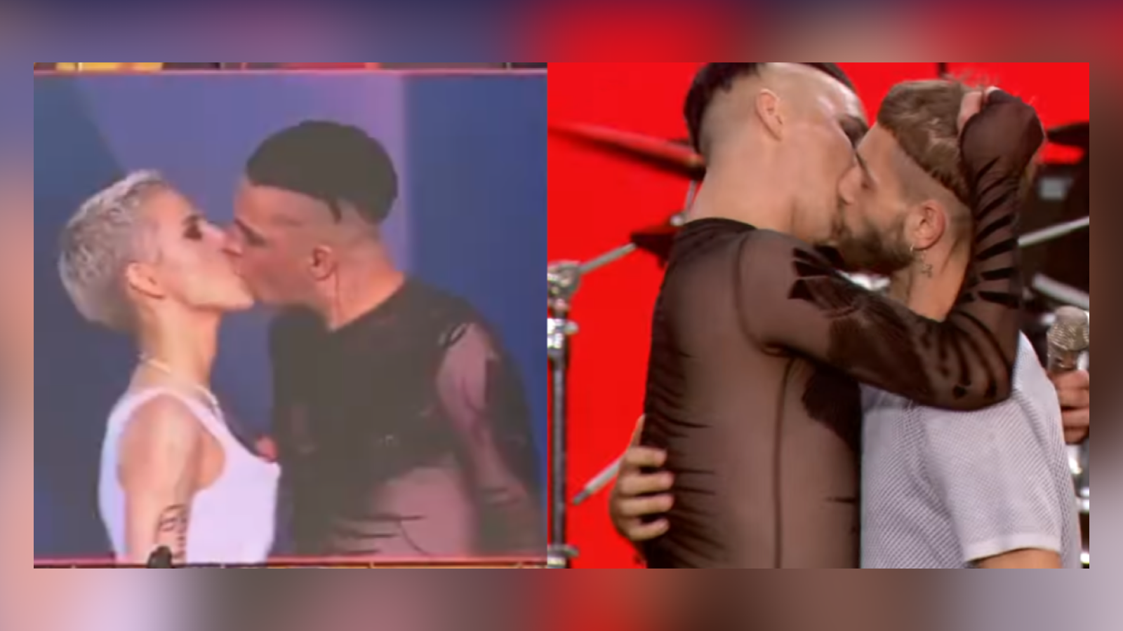 Mélovin came out by kissing a woman and a man while performing at Atlas Weekend.