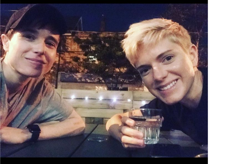 C5F04592-A792-44D5-9200-3DEFC6FEF03B Elliot Page (left) and Mae Martin (right)