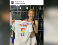 Soccer player Quinn becomes the first trans athlete to compete at the Olympics