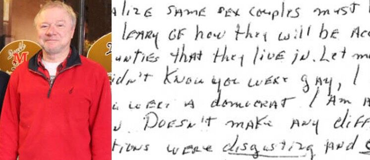Jerry Detrick and his apology letter