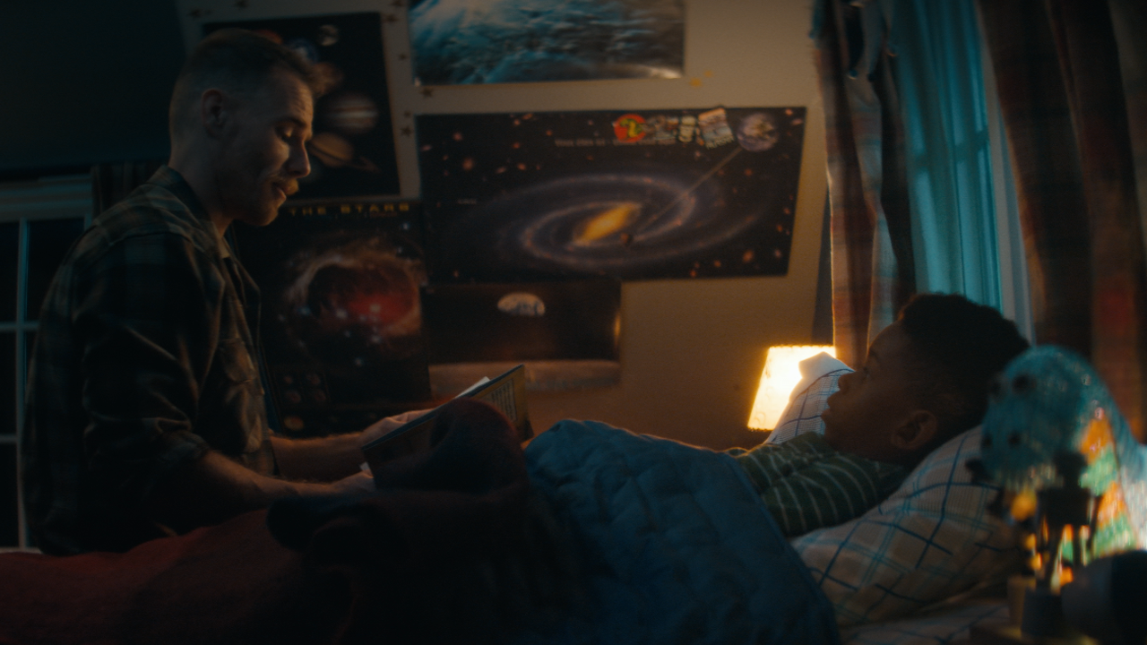 Two dads try to explain to their son where babies come from