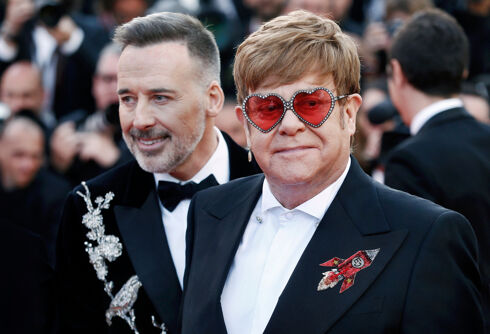Elton John said he was turned down from adopting a child in Ukraine because he’s gay
