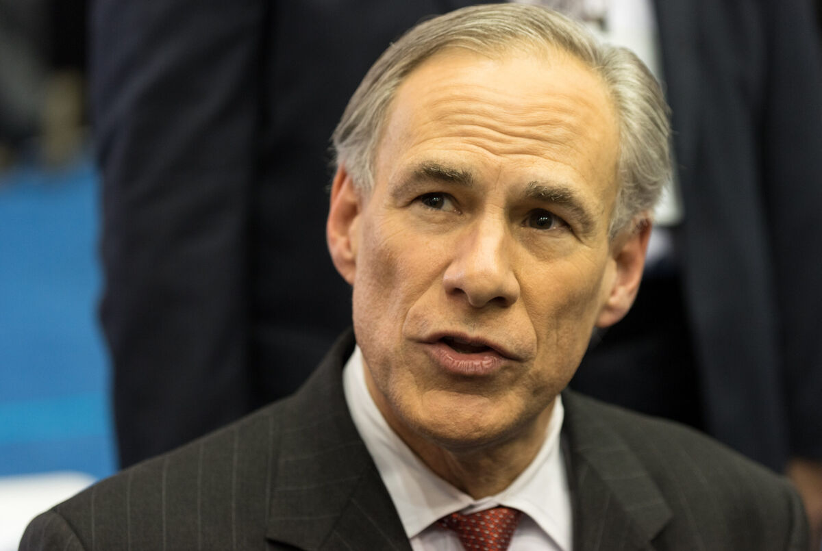 Texas Governor Greg Abbott speaks to the media before the 2016 Republican National Committee debate.