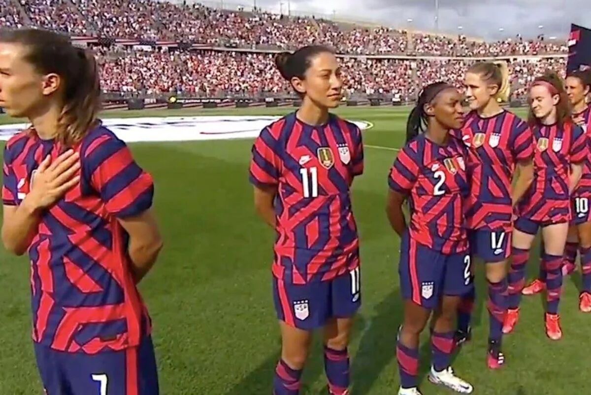 U.S. Women's Soccer team, national anthem, protest
