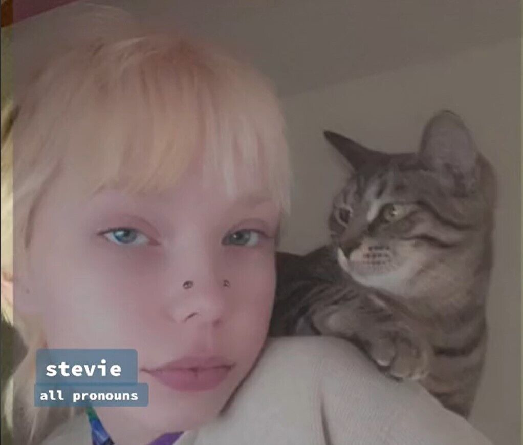 Eminem's nonbinary child, Stevie, is introducing themselves to the world.