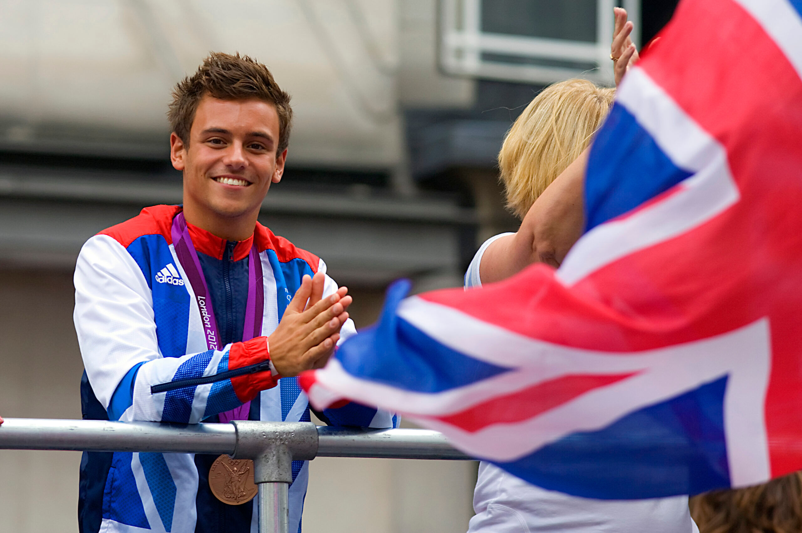 Tom Daley at the London 2012 Olympic & Paralympic Games Victory Parade, 10th September