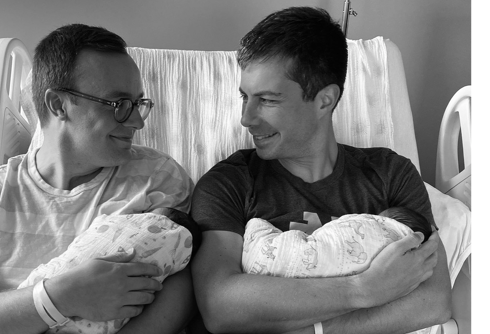Pete & Chasten Buttigieg dressed their twins in the most adorable Halloween costumes