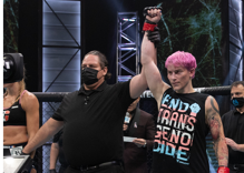 Trans fighter Alana McLaughlin triumphs in historic pro MMA debut