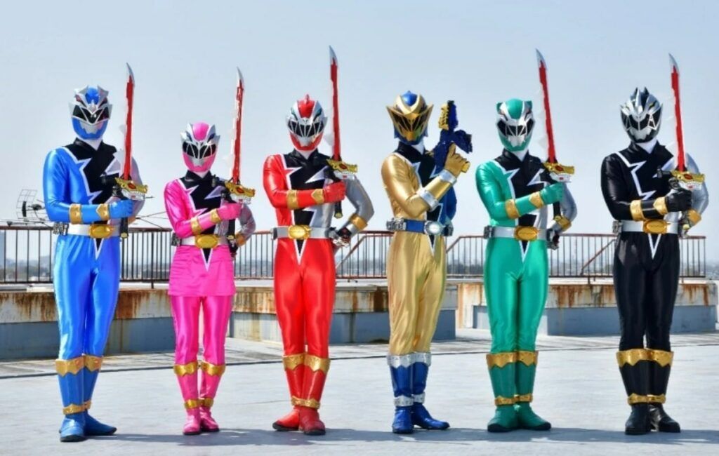 The new lineup of Power Rangers