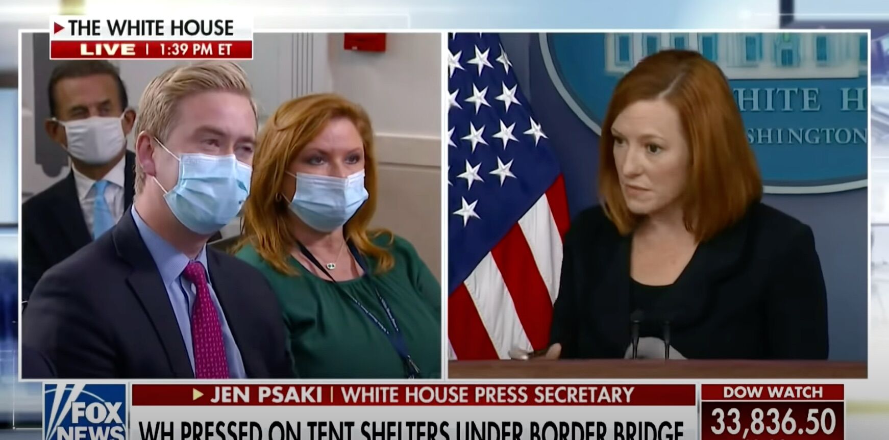It didn't take long for Jen Psaki to spell it out for Peter Doocy.