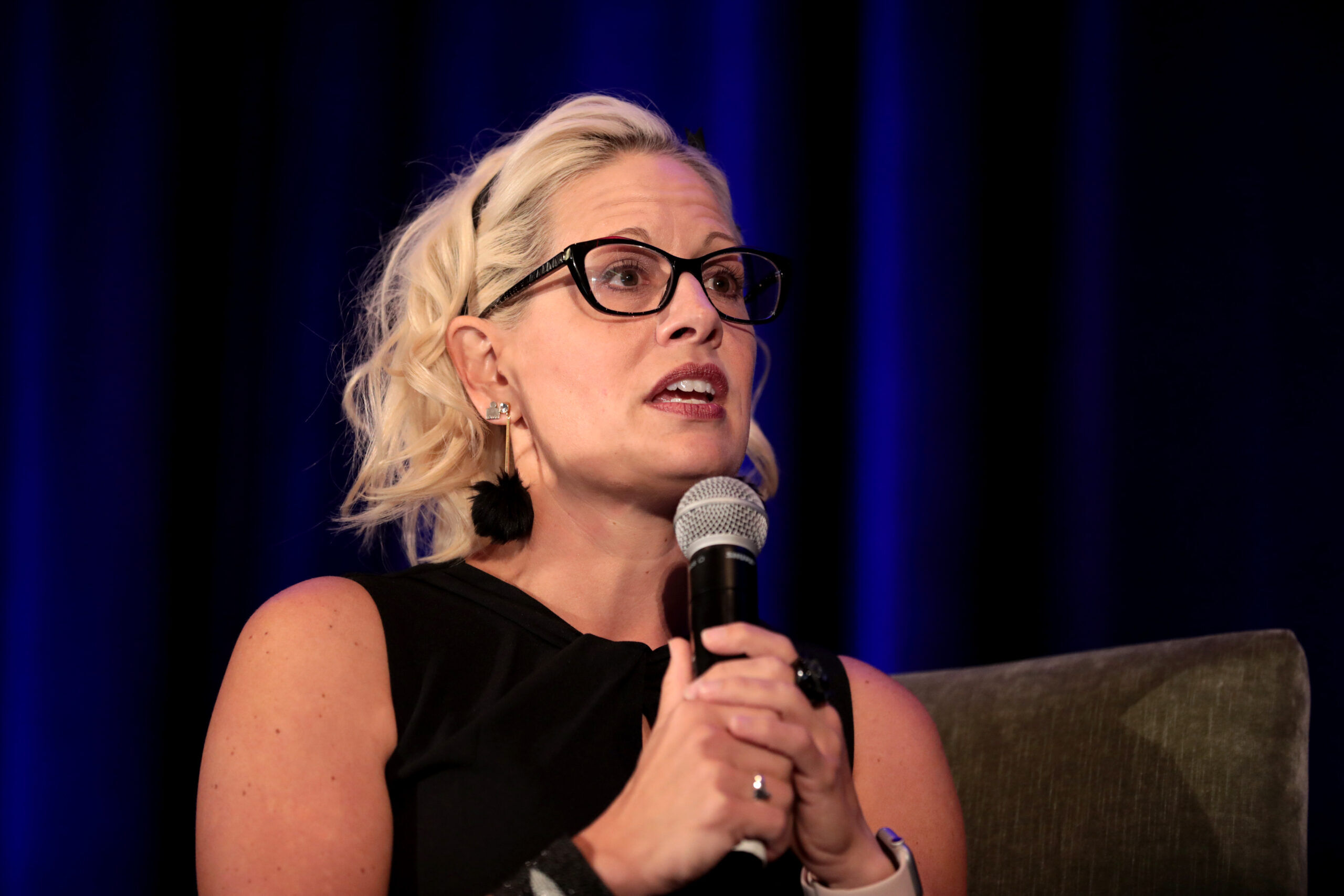 U.S. Senator Kyrsten Sinema speaking with attendees at the 2019 Update from Capitol Hill hosted by the Arizona Chamber of Commerce & Industry at the Arizona Biltmore Resort in Phoenix, Arizona.