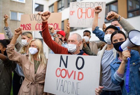 Anti-vaxxers & anti-maskers are now targeting children & vaccination sites