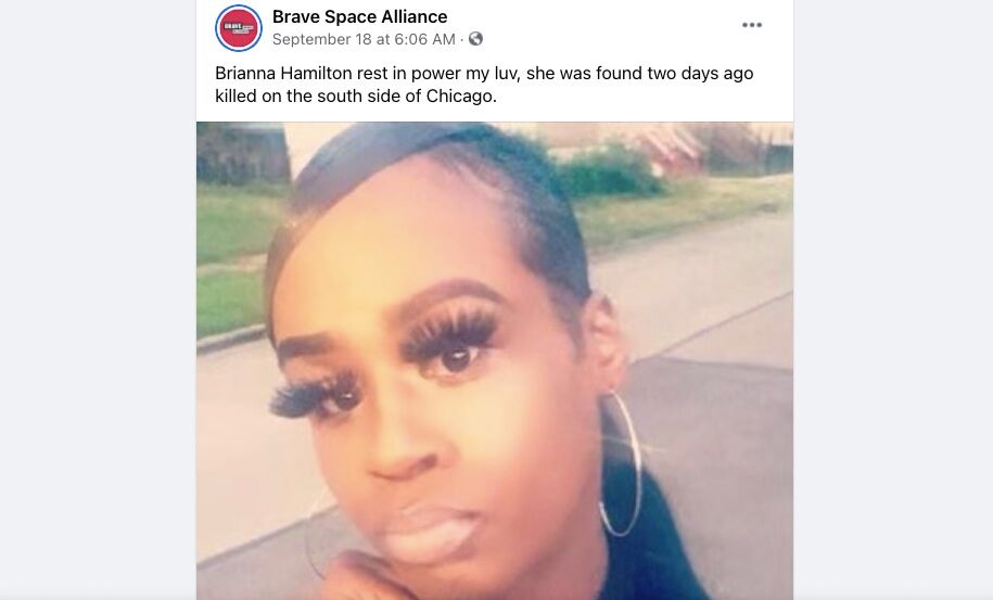 Briana Hamilton transgender murder Chicago Illinois