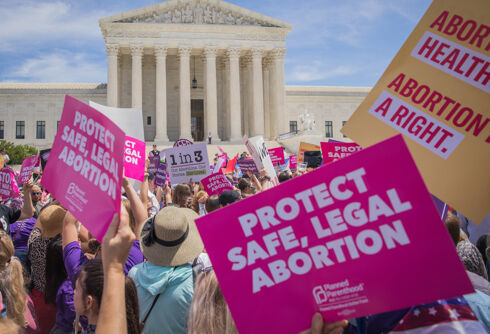 The Supreme Court is hearing a case today that could lead to abortion bans in 26 states