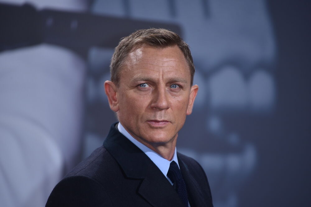 Actor Daniel Craig on the red carpet in Berlin in 2015.