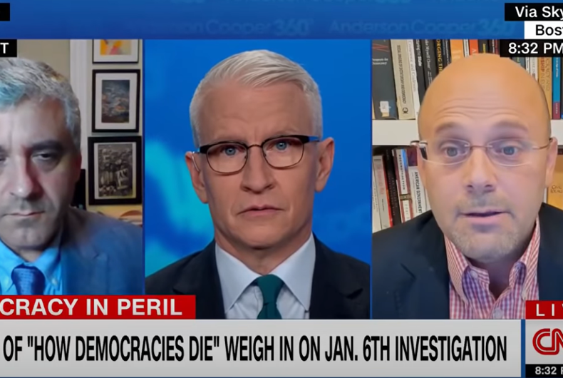 anderson-cooper-democracy-dying Anderson Cooper with Steven Levitsky and Daniel Ziblatt