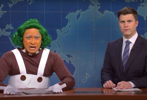 Bowen Yang was a gay oompa loompa outed on national television