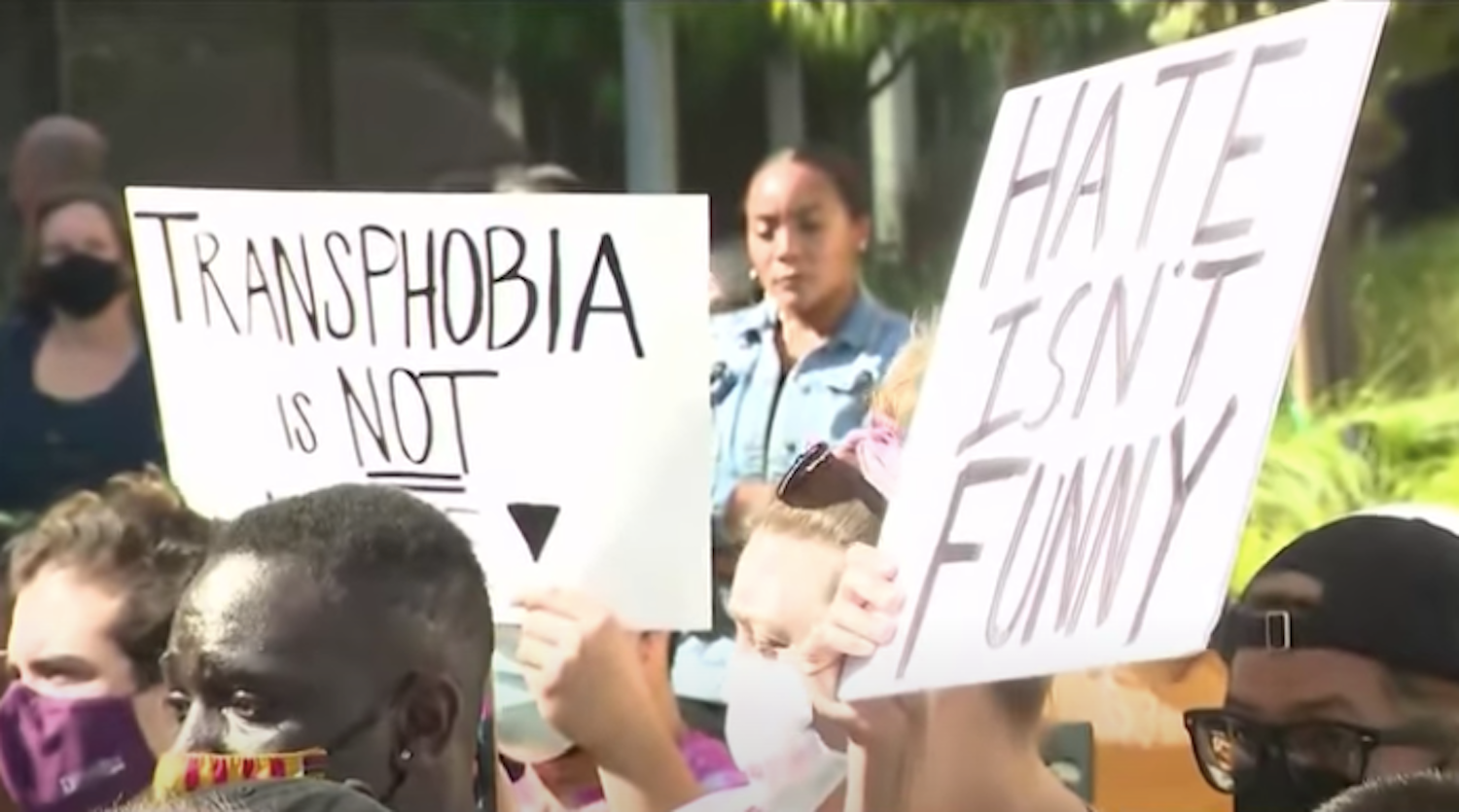 Netflix transgender walkout protest, Dave Chappelle The Closer transphobia