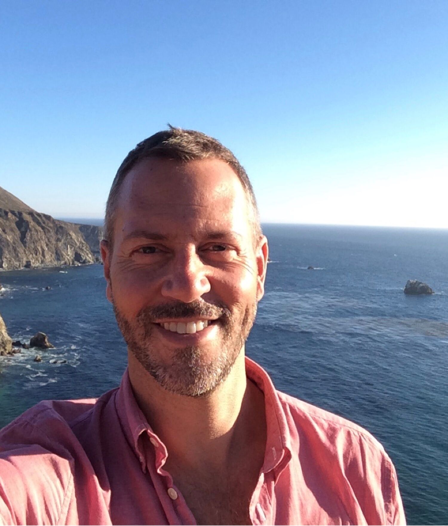 Currey Cook  at Big Sur, California, during a 2017 vacation. Photo courtesy Currey Cook