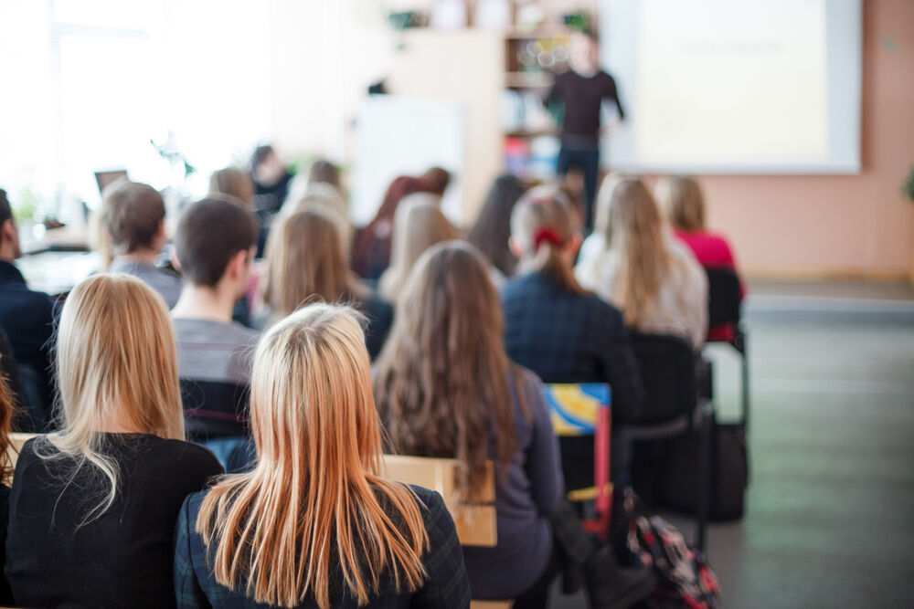 Students in a class