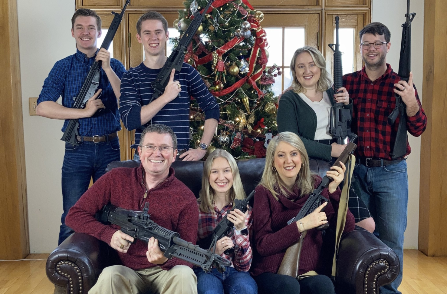 Rep. Thomas Massie and his family