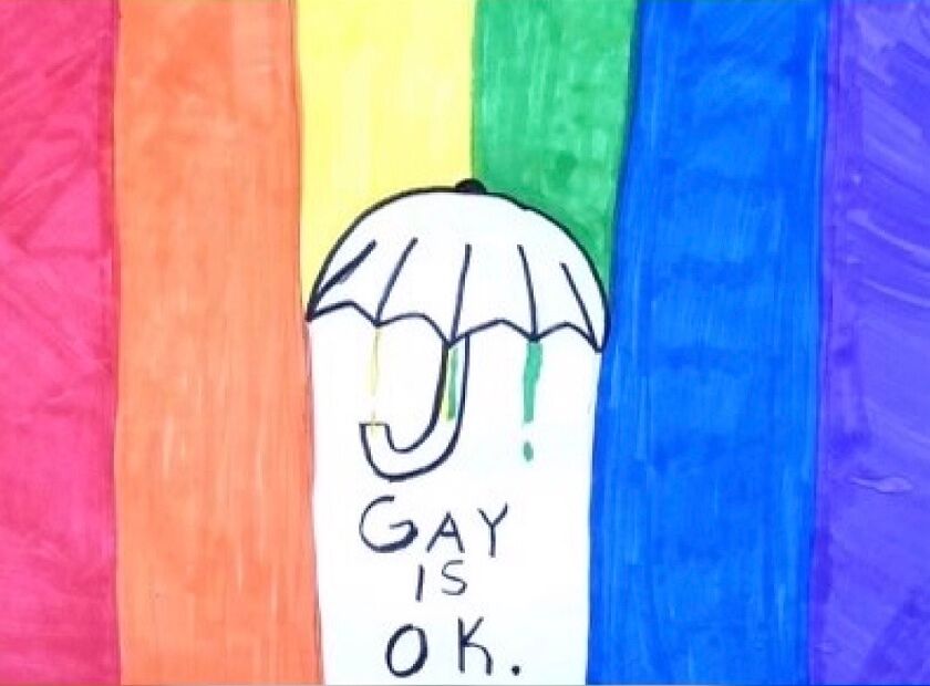 School administrator compares gay artwork to Nazi flag