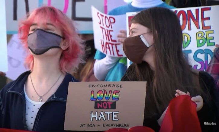 Students blame faculty after racist & homophobic graffiti mars predominantly white school