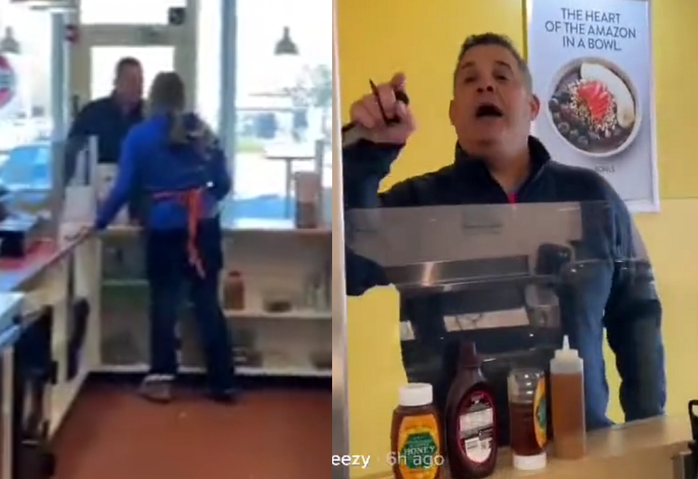 Wealthy Merrill Lynch financier fired after he was busted throwing smoothie during racist tirade