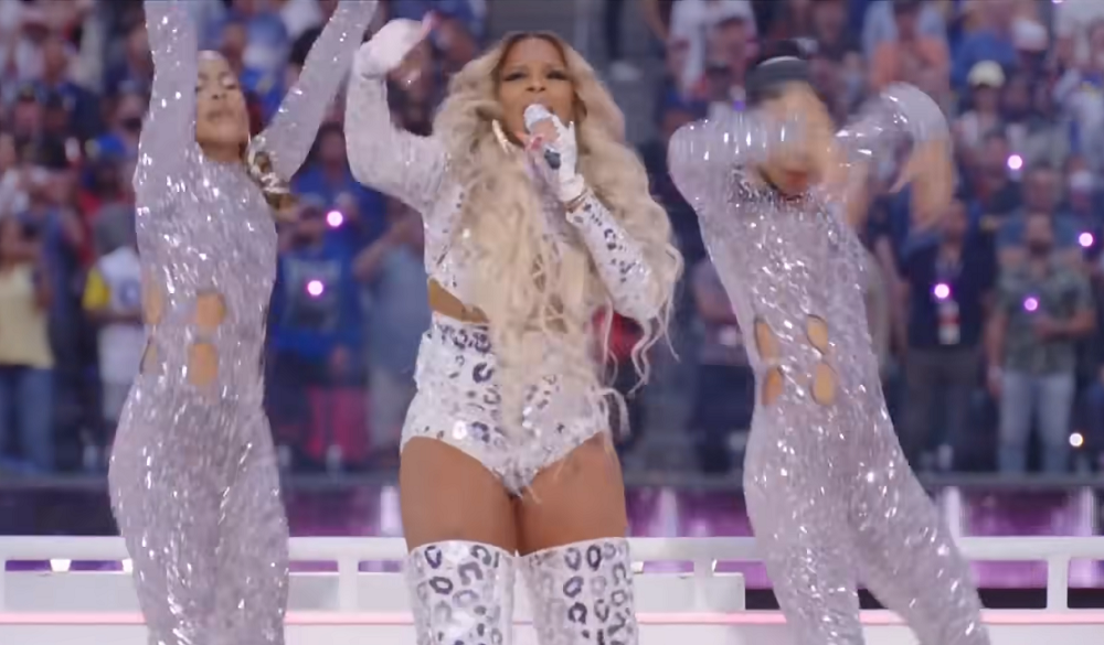 Mary J Blige and dancers showed too much skin for some of the more prudish spectators at the Super Bowl Halftime Show