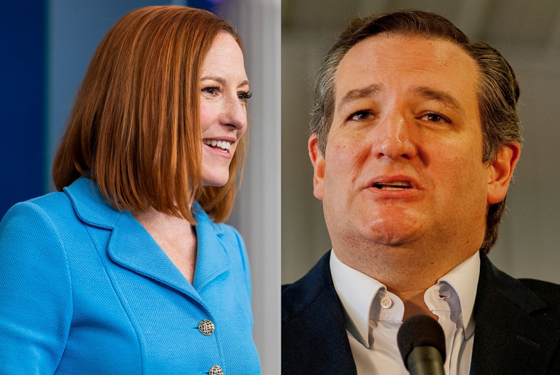 Jen Psaki/Ted Cruz