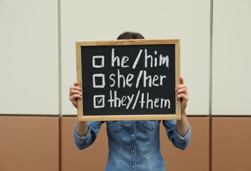 Pronouns are the essence of self-definition & we stand unwavering in our right to claim them