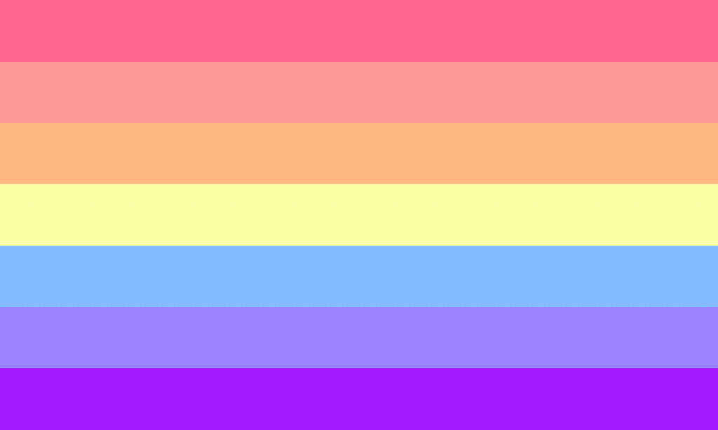 The Xenogender Pride flag