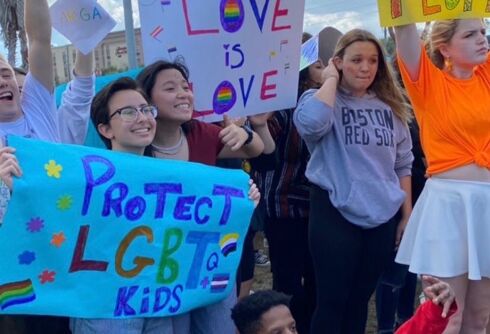 Hundreds of students walk out in support of school officials ousted over trans athlete